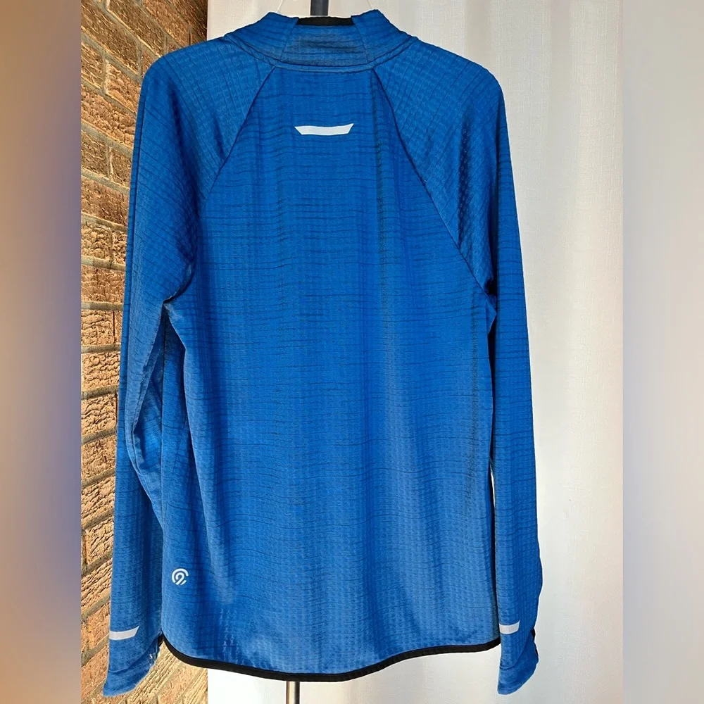 C9 Champion men's blue long-sleeve running quarter-zip pullover - large - Picture 4 of 5